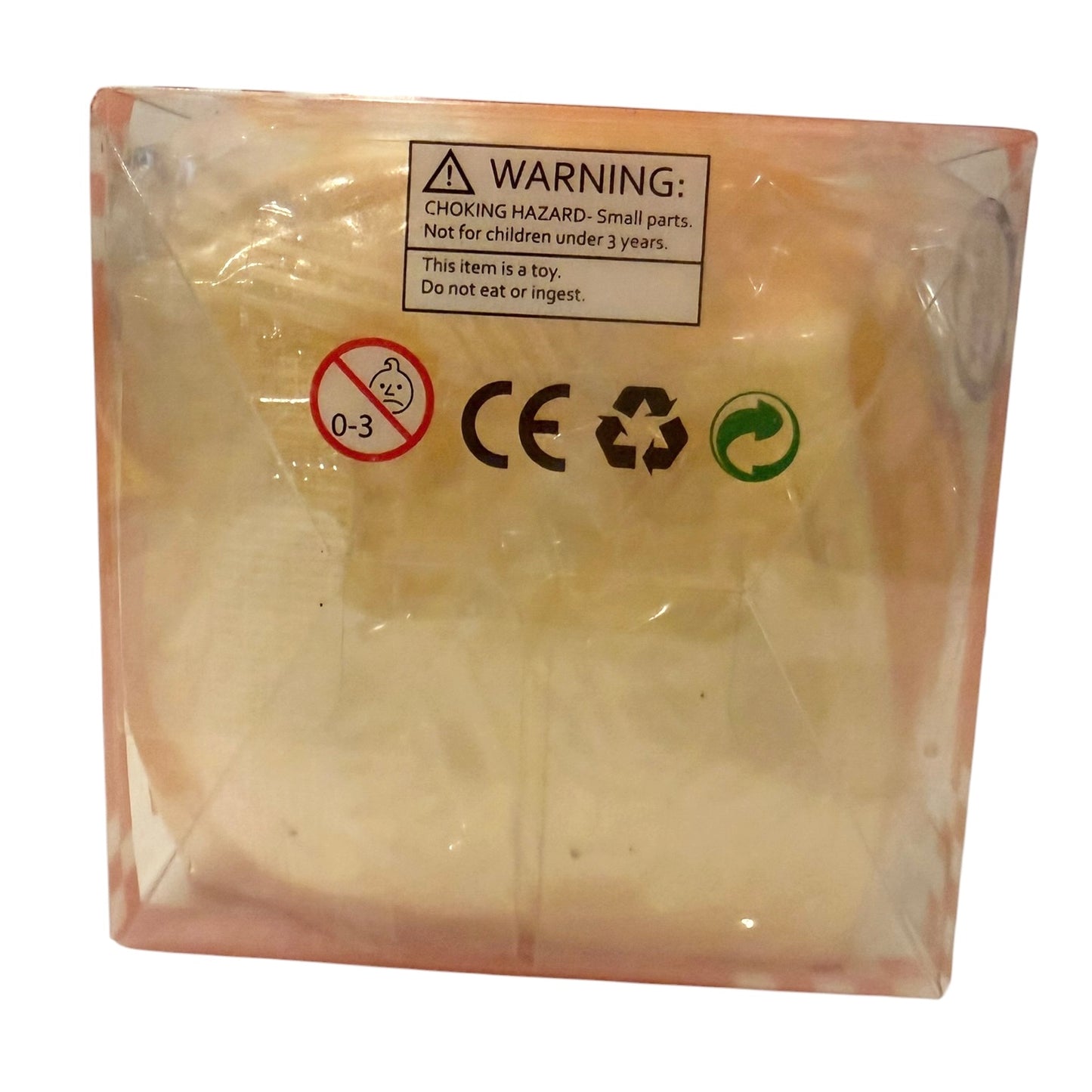 Vaseline-Filled Cheese Squishy Toy, Ultra-Satisfying Sensory Stress Relief Squeeze Fidget 6cm