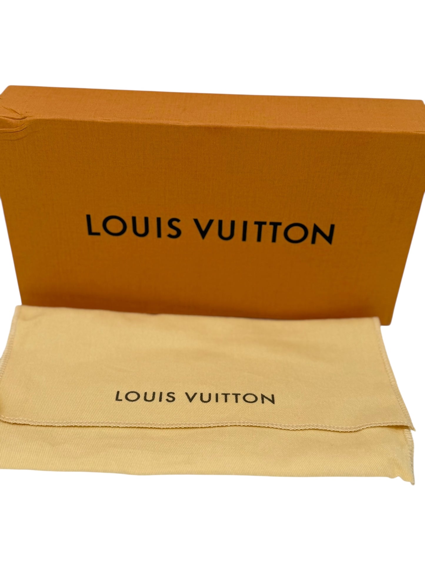 Louis Vuitton Rose Poudre Empreinte Sarah Wallet NM with Chain