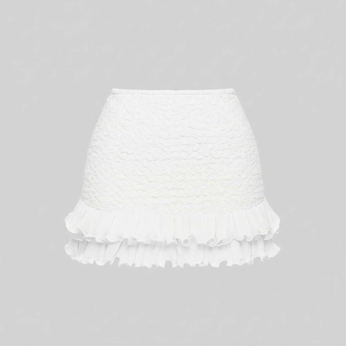 Soft Girl Ruffled Trim Two Piece Set