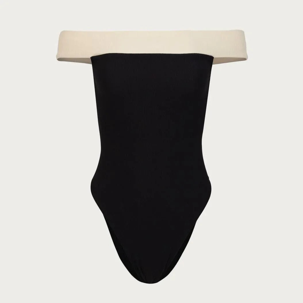 Midsummer Off Shoulder One Piece Swimsuit