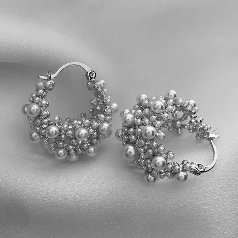 Pearl Hedgehog Earrings
