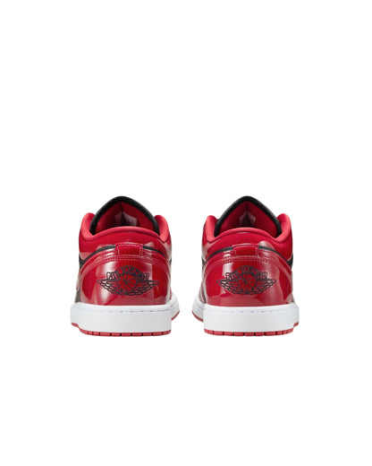 Nike Air Jordan 1 Low SE "Bred Patent" - Black/Varsity Red (HV4089-006) - Size 9 Men’s