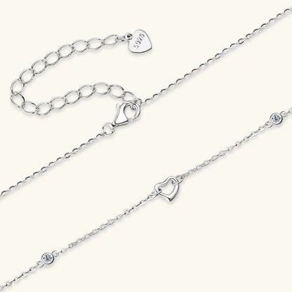 Sparkala™ 925 Sterling Silver Heart Necklace