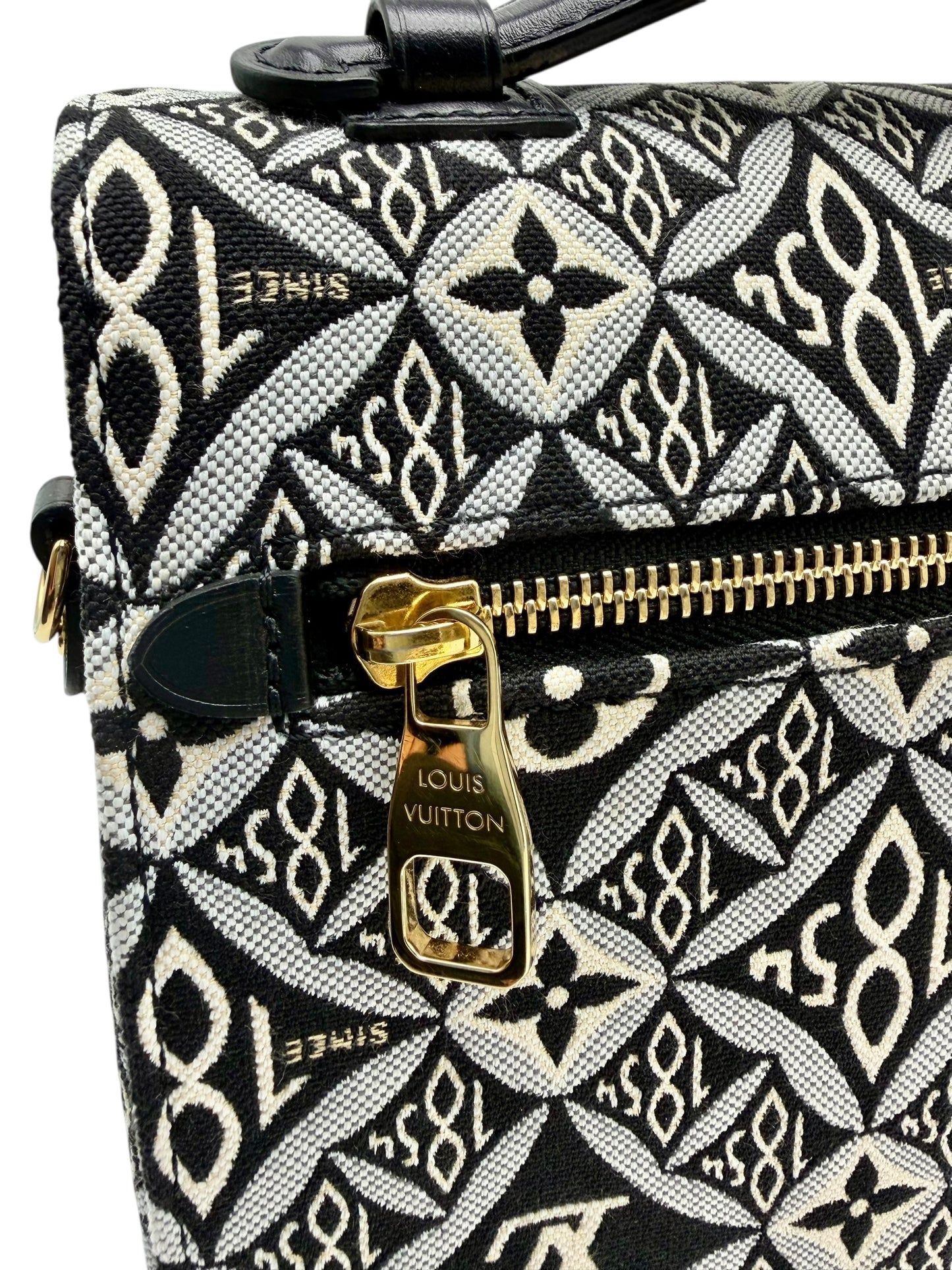 Louis Vuitton Limited Edition "Since 1854" Pochette Métis – Black Jacquard & Leather