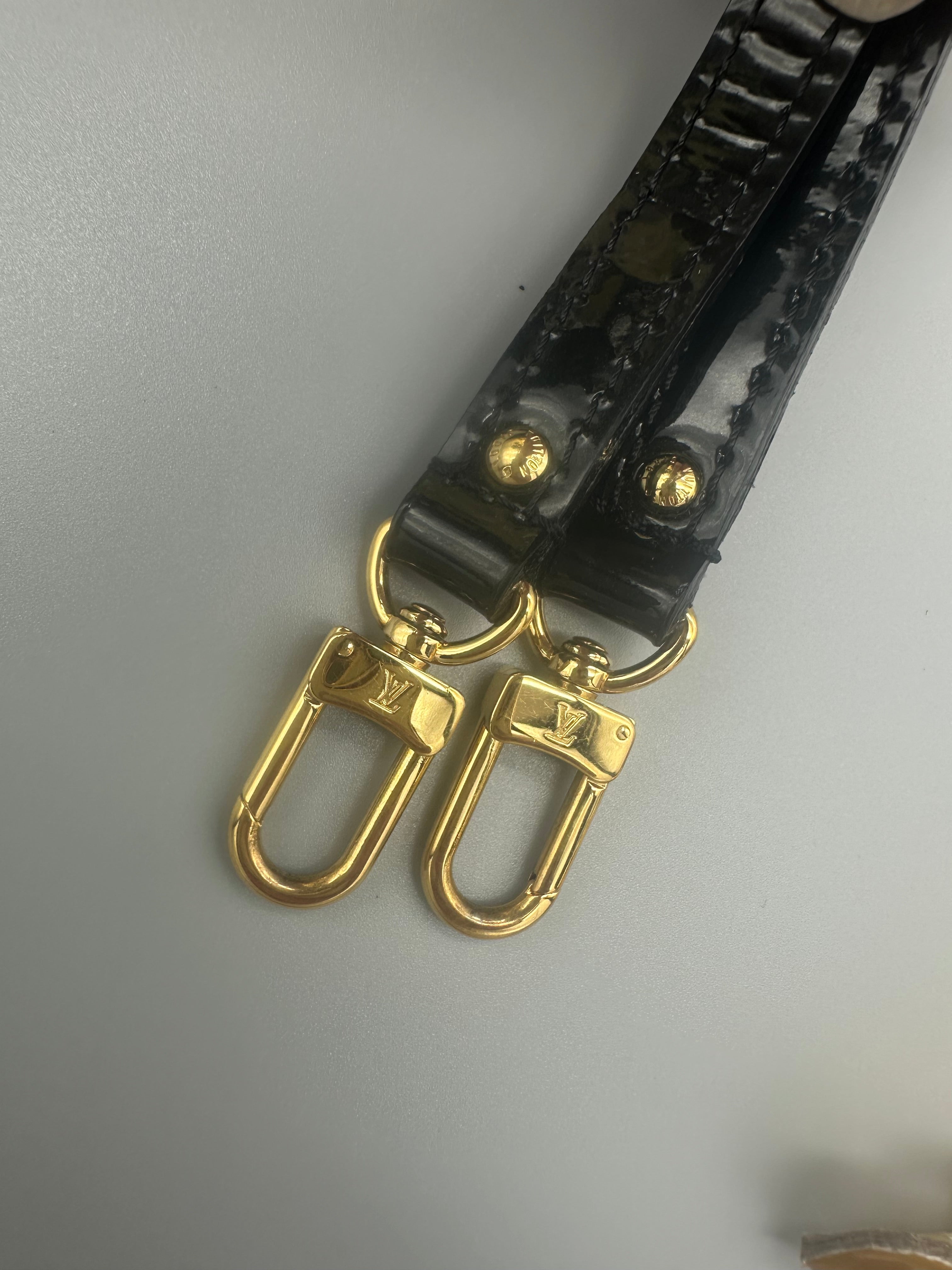 Authentic Louis Vuitton x Richard Prince Limited Edition Alma BB - Monogram Vernis Pulp "Big Cities" Citrine