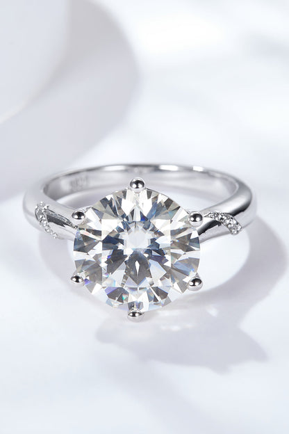 5 Carat Brilliant Round Cut Sparkala™ Solitaire Ring (Platinum Over Pure Sterling Silver)