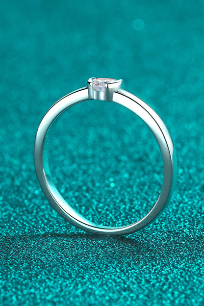 Heart-Shaped Sparkala™ Solitaire Ring