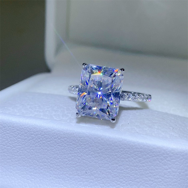 5 Carat Radiant Cut Sparkala™ 925 Sterling Silver Ring
