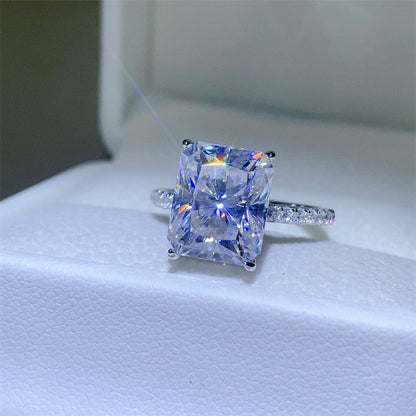 5 Carat Radiant Cut Sparkala™ 925 Sterling Silver Ring