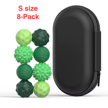 Premium Magnetic Silicone Fidget Spheres – Ultimate Stress & Anxiety Relief (Multi-Pack & Various Sizes)