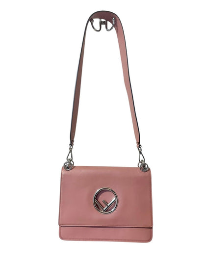 Fendi Kan Pink Calfskin Shoulder Bag - Certified Authentic - Excellent Condition