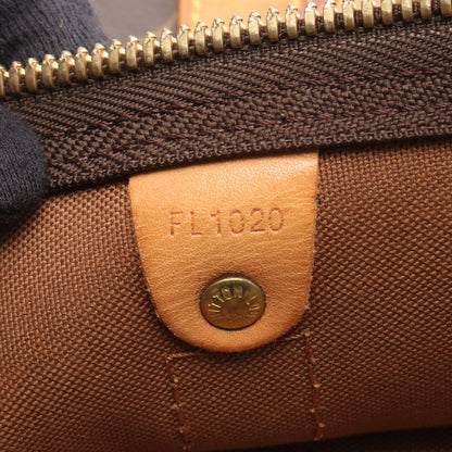 Louis Vuitton Monogram Keepall 55 Bandoulière Boston Travel Bag – Vintage Canvas & Vachetta Leather