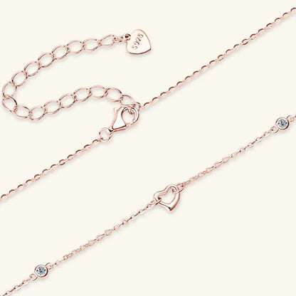 Sparkala™ 925 Sterling Silver Heart Necklace