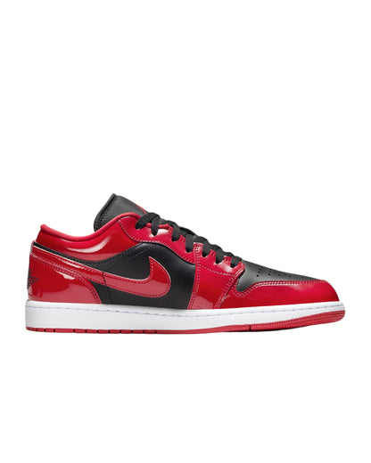 Nike Air Jordan 1 Low SE "Bred Patent" - Black/Varsity Red (HV4089-006) - Size 9 Men’s