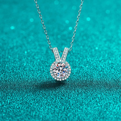 1 Carat Sparkala™ Rabbit Ears Shape Pendant Necklace