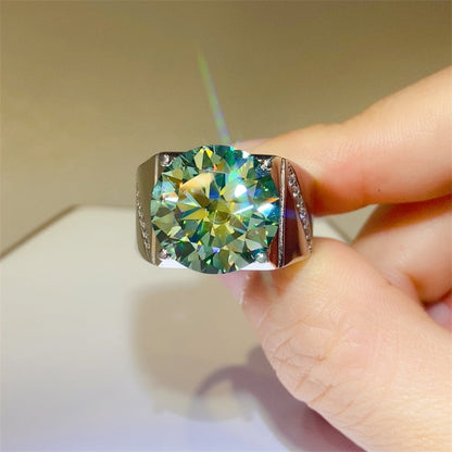 10 Carat Sparkala™ 925 Sterling Silver Signet Ring