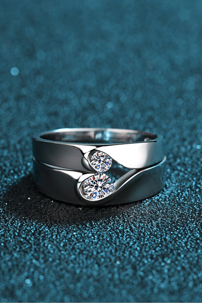 Sparkala™ Rhodium-Plated Inlaid Swirl Ring