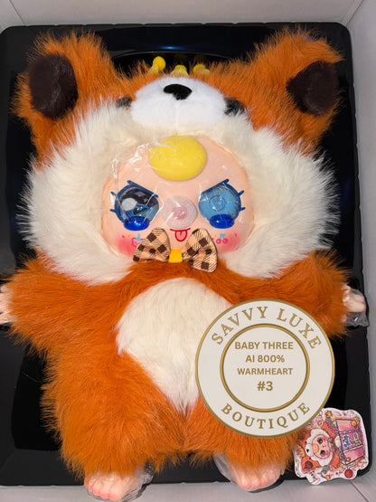 Baby Three Ai 800% Orange Childheart Fox Plush - Various Eye Styles, Expressions & Accessories