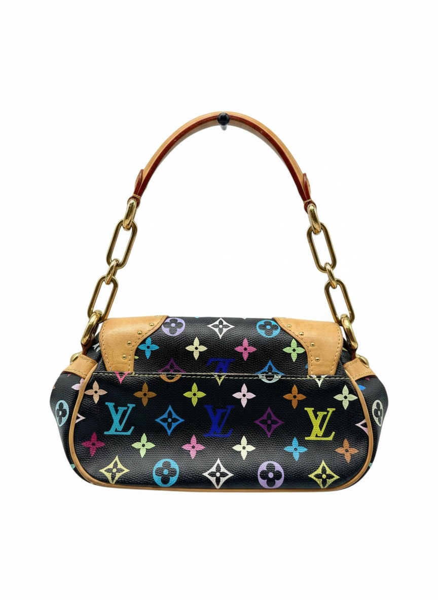 Louis Vuitton Marilyn Multicolor Noir Monogram Bag – Takashi Murakami Iconic Limited Edition