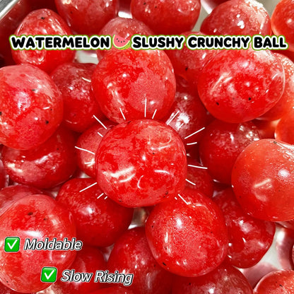 Watermelon Slushy Squishy – Moldable Vaseline & Ice Sand, Silky TPR Crunchy Sound