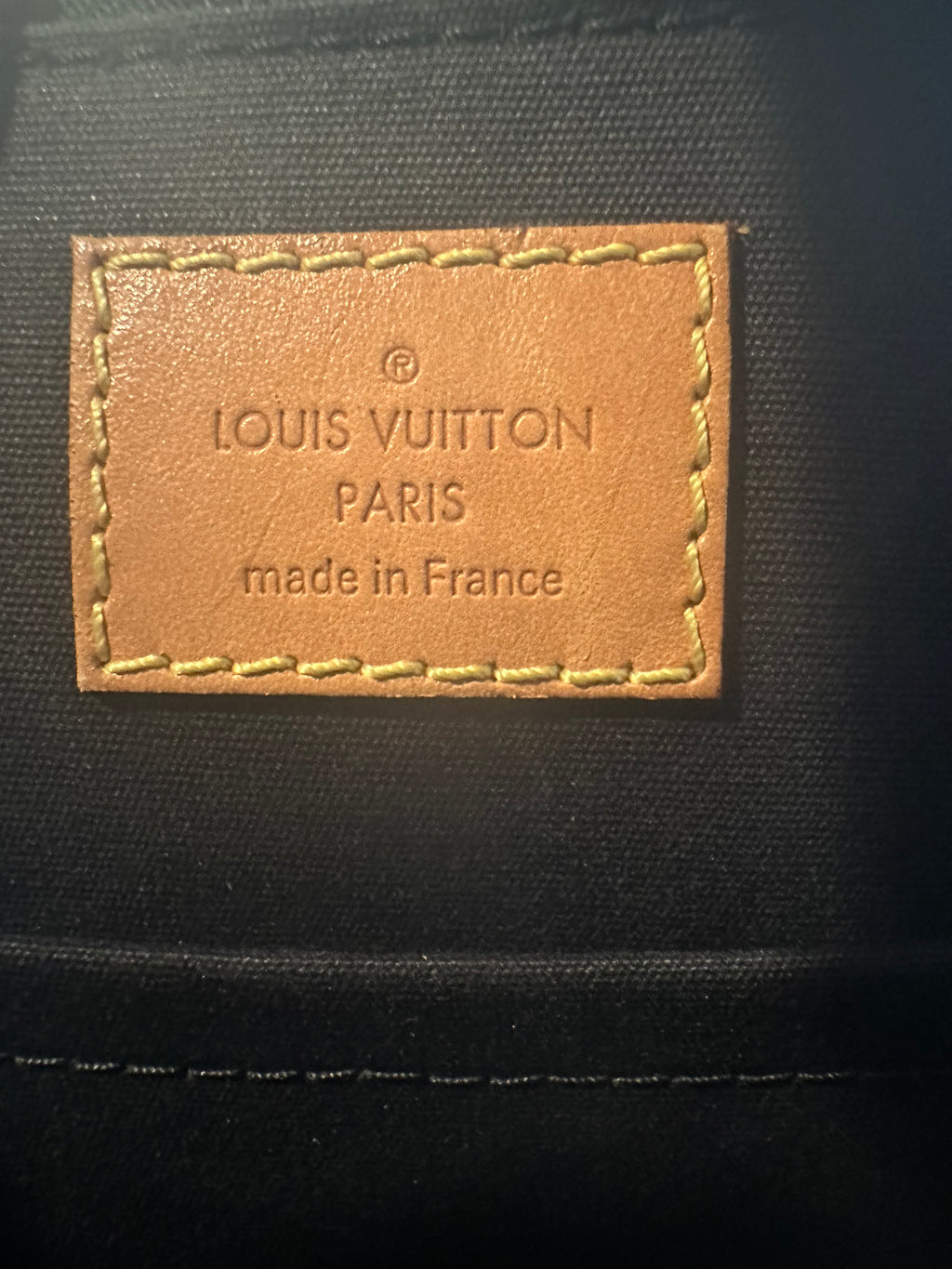 Authentic Louis Vuitton x Richard Prince Limited Edition Alma BB - Monogram Vernis Pulp "Big Cities" Citrine