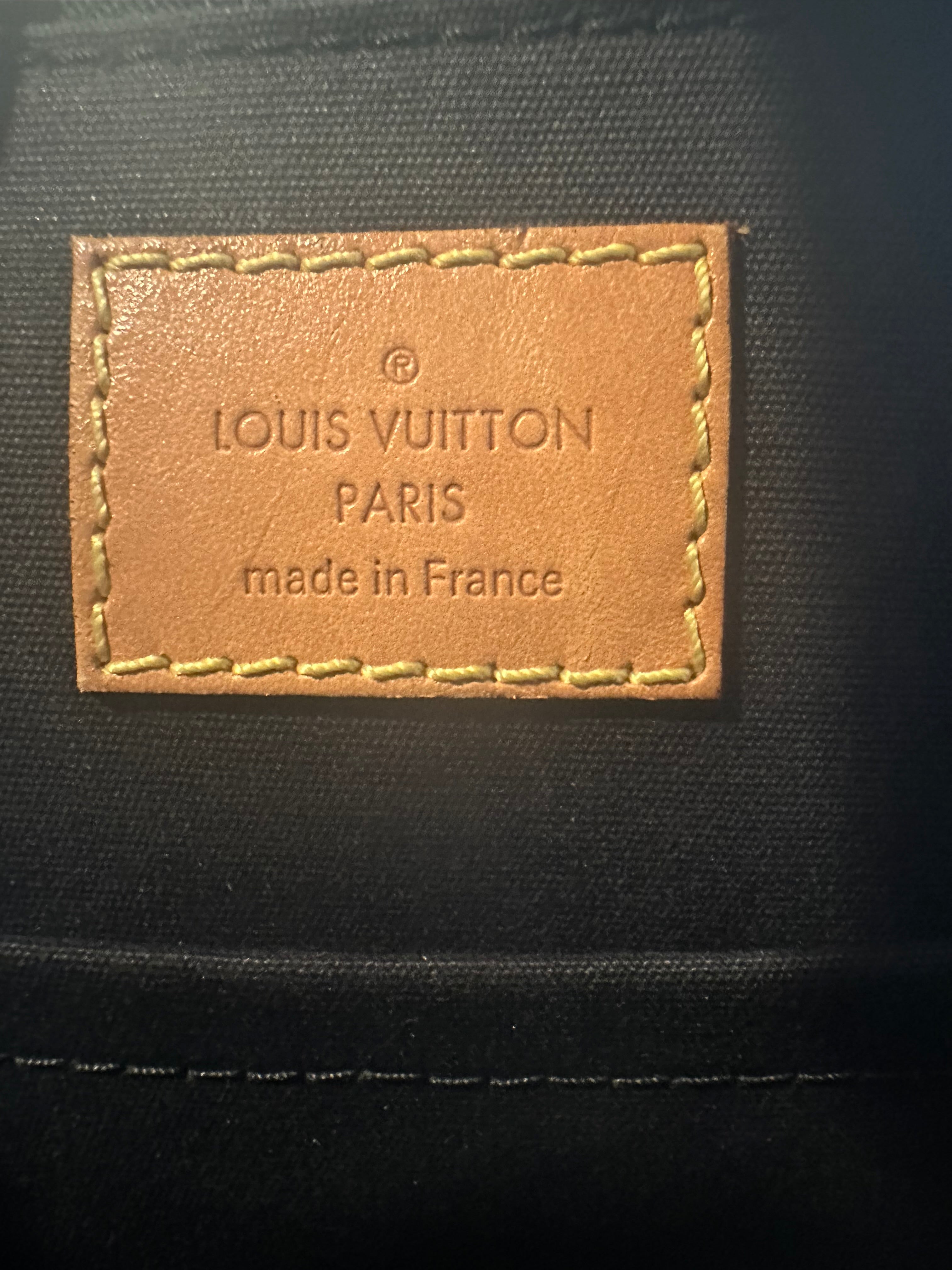 Authentic Louis Vuitton x Richard Prince Limited Edition Alma BB - Monogram Vernis Pulp "Big Cities" Citrine