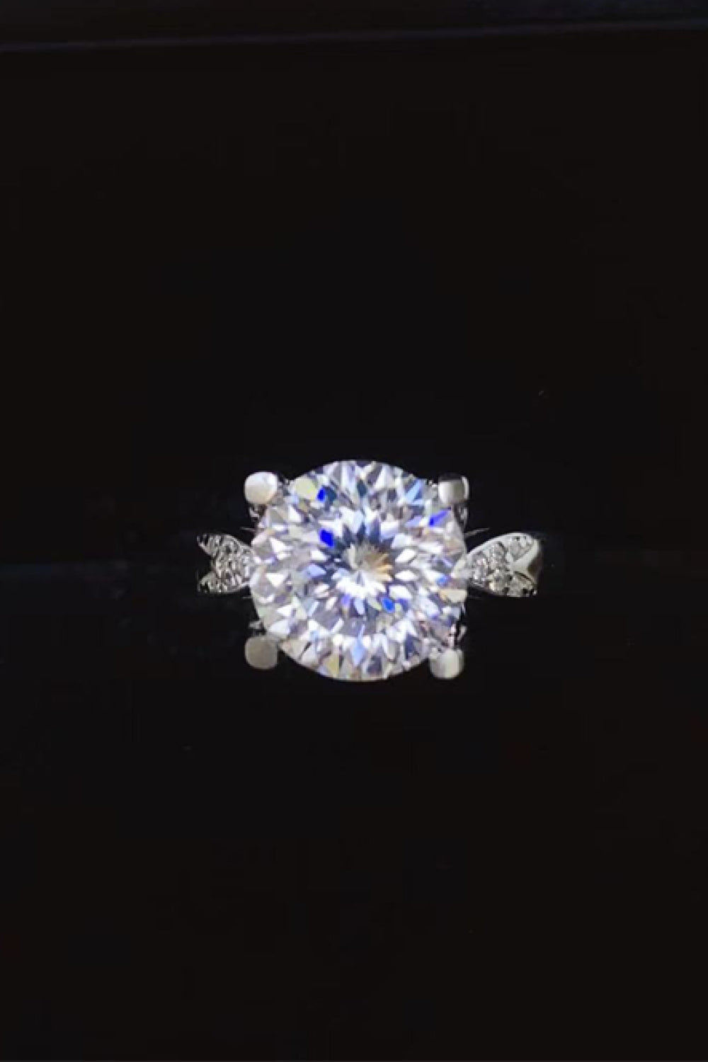 2 Carat Brilliant Round Cut Sparkala™ Platinum Over Pure Sterling Silver Ring