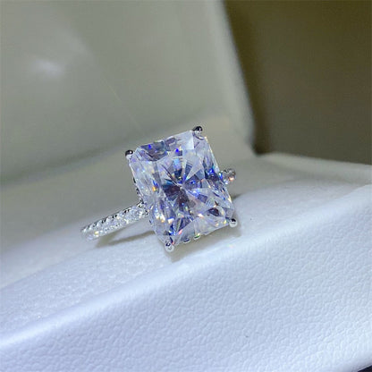 5 Carat Radiant Cut Sparkala™ 925 Sterling Silver Ring