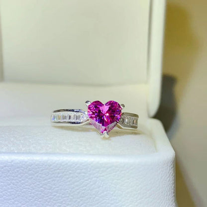 1 Carat Pink Sparkala™ Pure Sterling Silver Ring