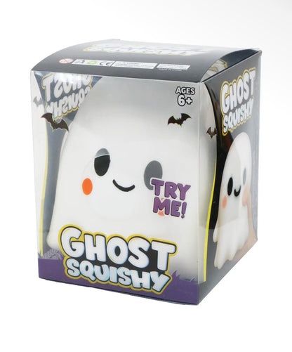 6” Giant Jumbo Cute Ghost Squishy Toy | Flour-Filled Sensory Fidget Relief