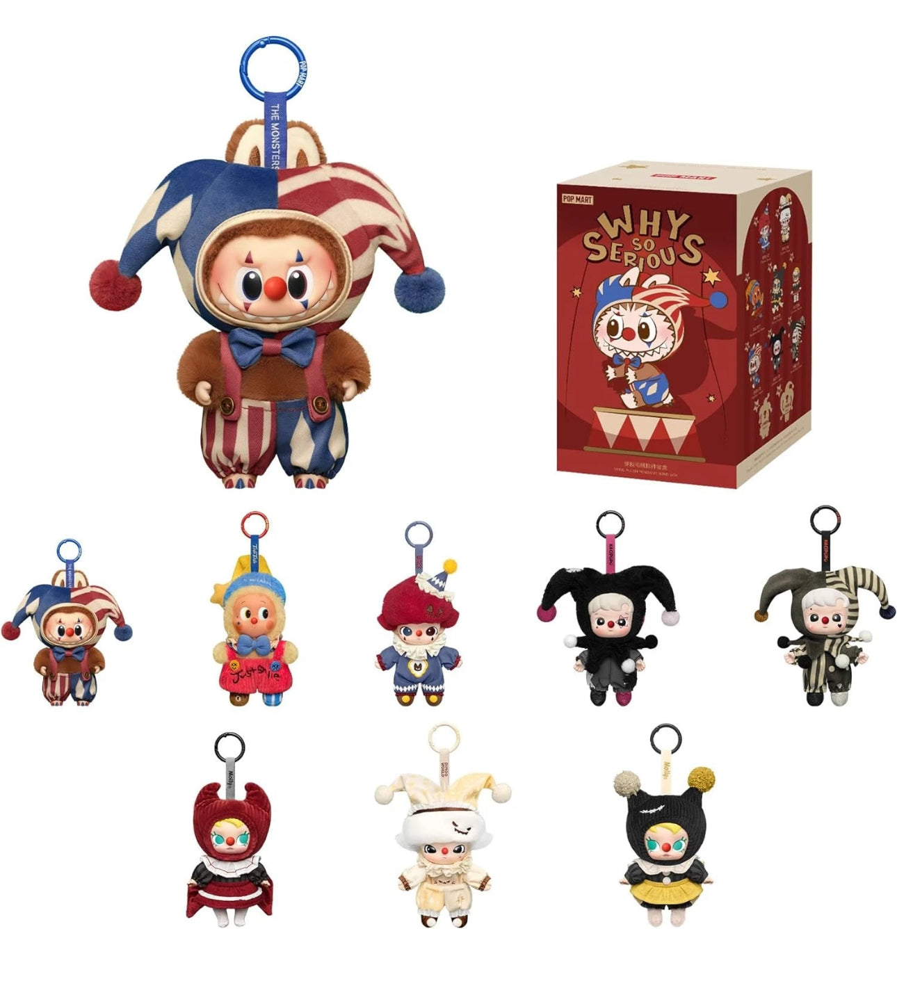 POP MART Labubu x The Monsters: "Why So Serious" Vinyl Plush Pendant Confirmed