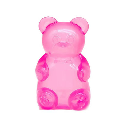 Gummy Bear Sugar Squishy Toy, Ultra-Stretch Clear TPE Sensory Stress Relief Toy, Translucent Jelly Bear Fidget 3”