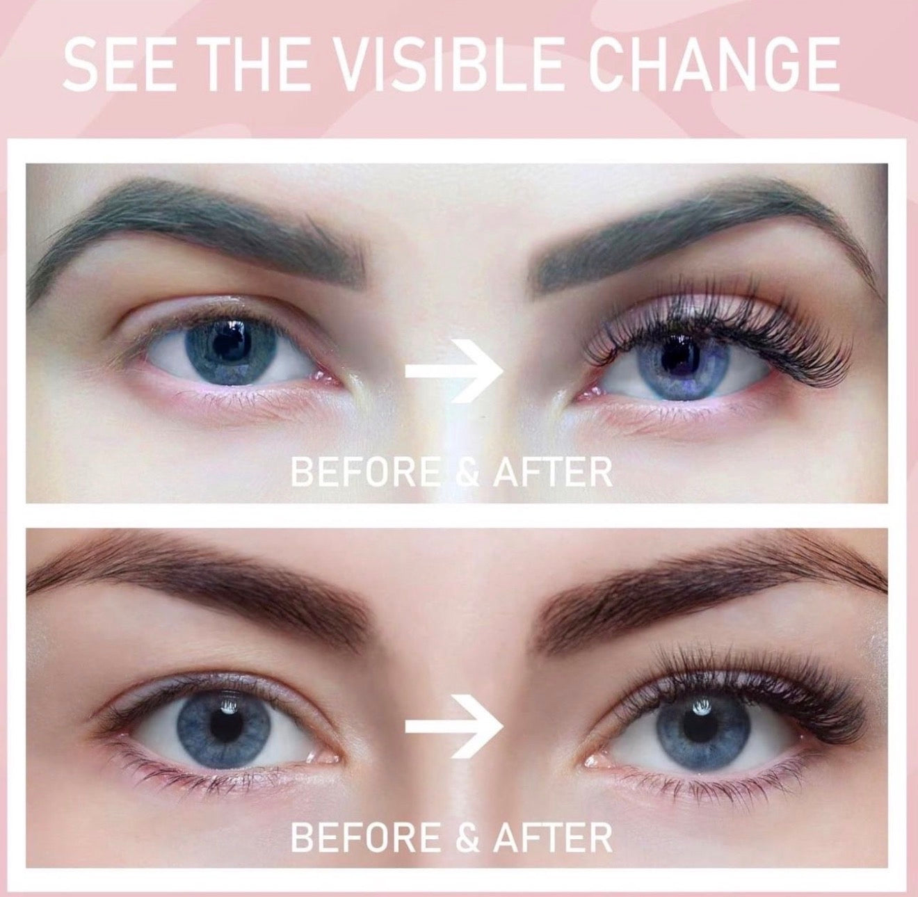 4-in-1 Lash Lift and Brow Lamination Kit with Black Tint | Professional DIY Lash Perm & Brow Laminating Kit | Salon Results Last 6–8 Weeks TRANSFREE