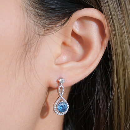 1 Carat Sparkala™ Pure Sterling Silver Earrings