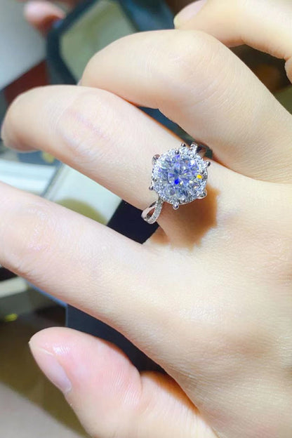 2 Carat Brilliant Round Cut Sparkala™ Platinum Over Pure Sterling Silver Ring