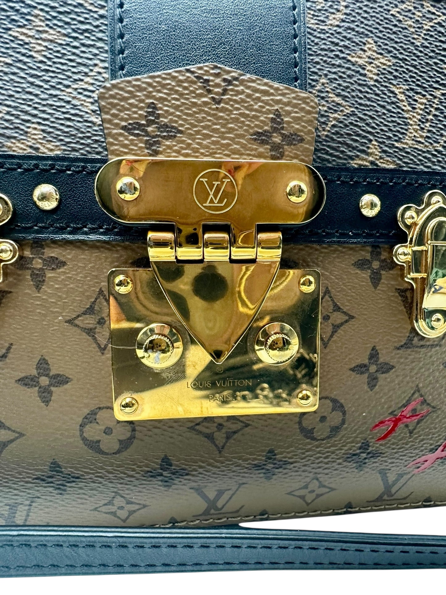Louis Vuitton Monogram Reverse Trunk Clutch Crossbody Bag – Authentic Preloved