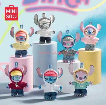 MINISO x Disney Stitch Gen Z Street Series Blind Box - Vinyl Plush Pendant - 100% Authentic NEW