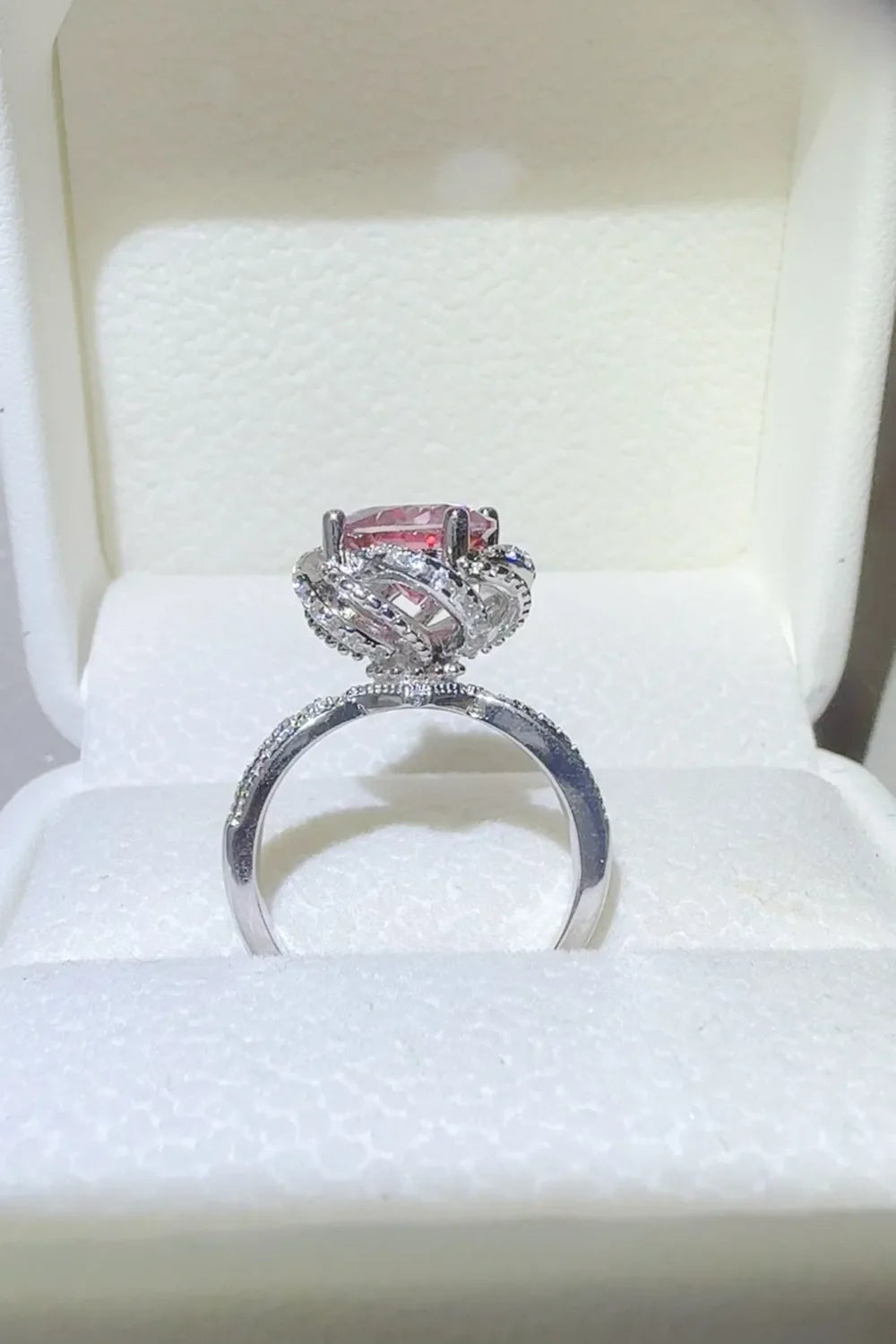 2 Carat Sparkala™ 925 Sterling Silver Flower Shaper Ring