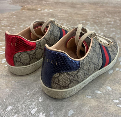 Gucci ACE GG Supreme Sneaker With Web 37