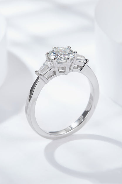 Loyal Love 1 Carat Brilliant Round Cut Sparkala™ Ring (Platinum Over Pure Sterling Silver)