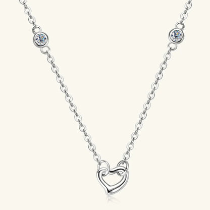 Sparkala™ 925 Sterling Silver Heart Necklace