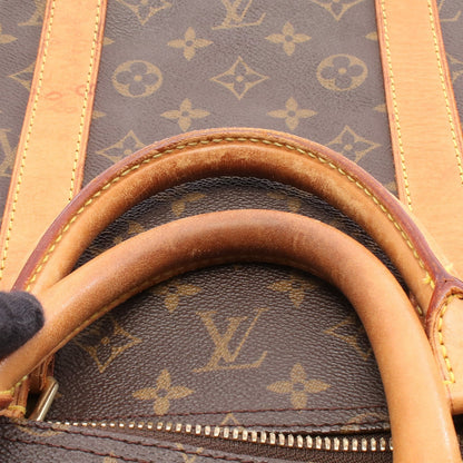Louis Vuitton Monogram Keepall 55 Bandoulière Boston Travel Bag – Vintage Canvas & Vachetta Leather