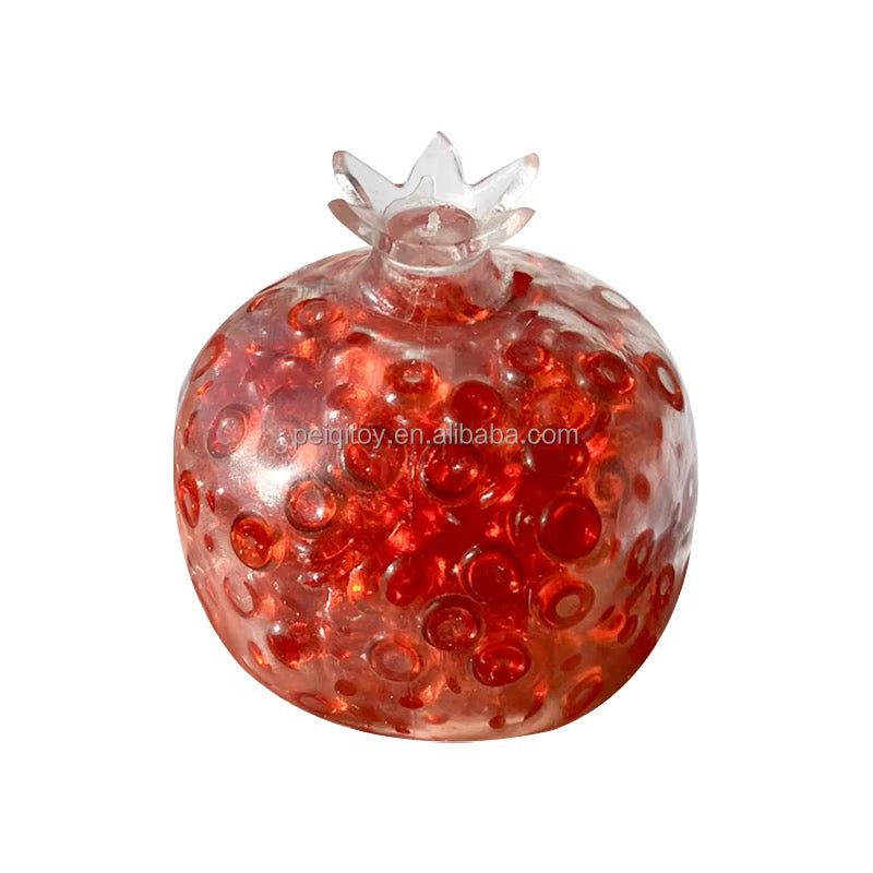 Pomegranate Bead Ball Squishies 6cm Red