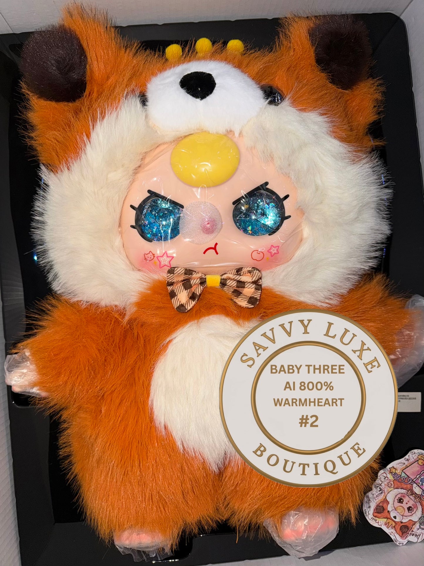 Baby Three Ai 800% Orange Childheart Fox Plush - Various Eye Styles, Expressions & Accessories