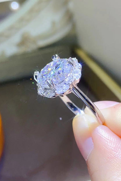 5 Carat Brilliant Round Cut Sparkala™ Platinum Over Pure Sterling Silver Ring