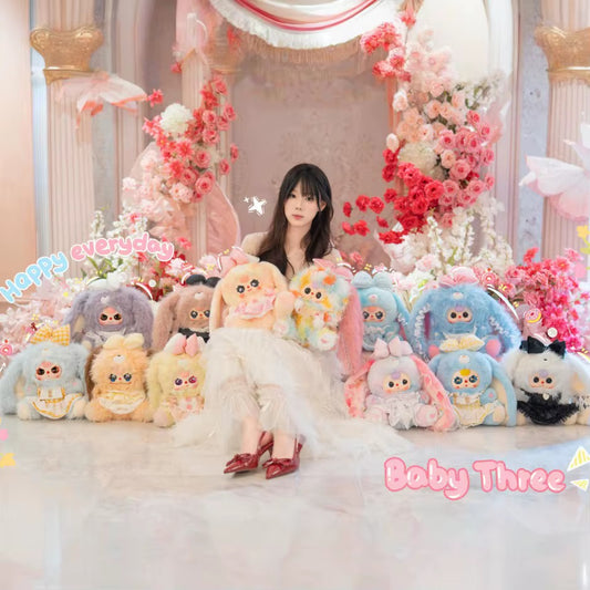 [PRE-ORDER] Baby Three Lily Rabbit Town V5 400% Series | Massive Vinyl Face Plush Big Dolls