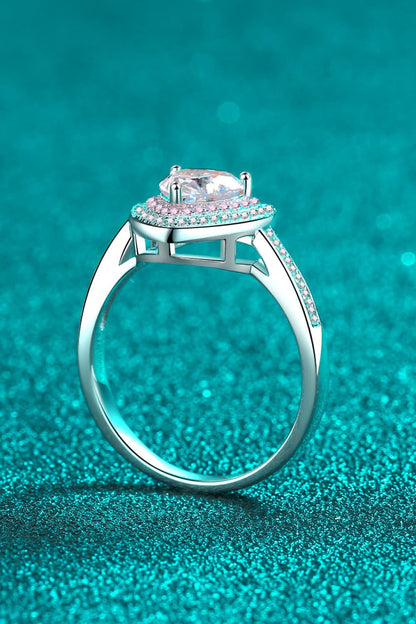 1 Carat Sparkala™ Two Tone Heart (Rhodium over Sterling Silver)