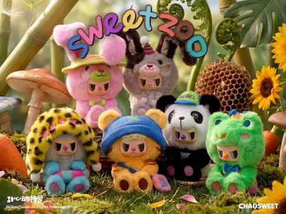 Rebel Bear Sweet Zoo Series Plush Art Collectible Blind Box - Confirmed