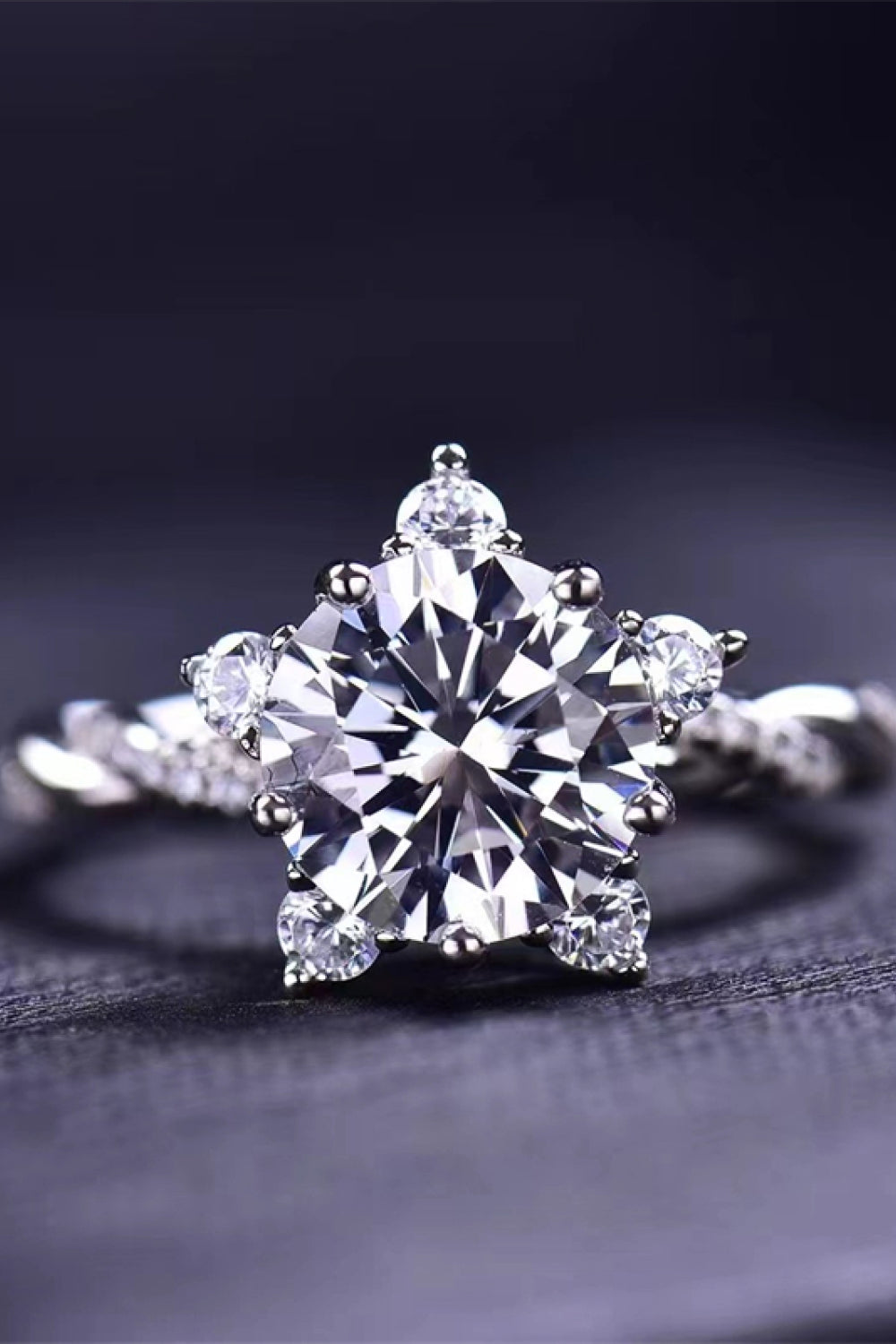 3 Carat Sparkala™ Twisted Ring