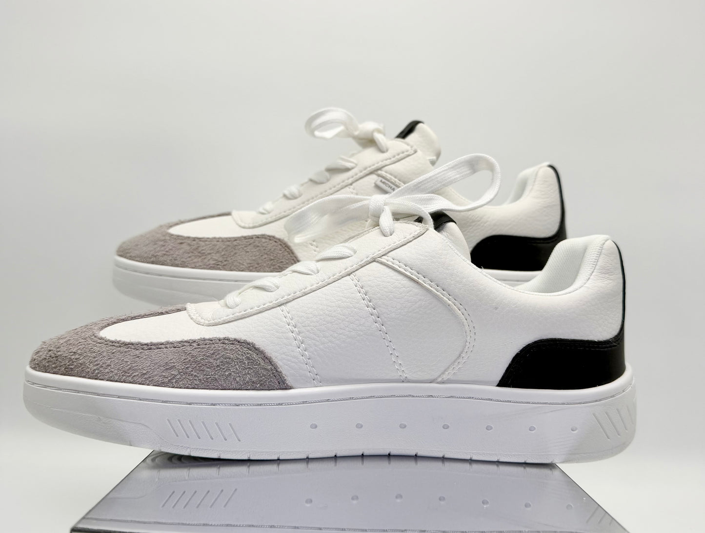 Michael Kors Men's Kai Lace-Up Sneakers – Optic White/Black (Size 10M)